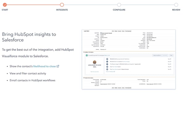 Salesforce and HubSpot integration